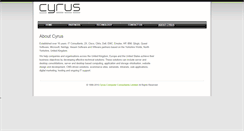 Desktop Screenshot of cyrus-consultants.co.uk